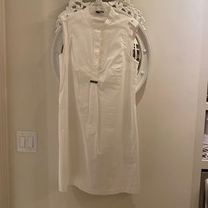 Peserico White cotton shift dress